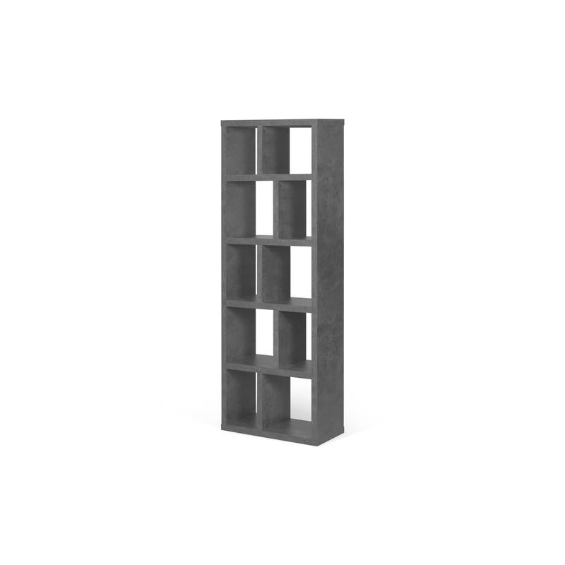 Berlin 70 Bookcase - 78 x 28 - Concrete Look