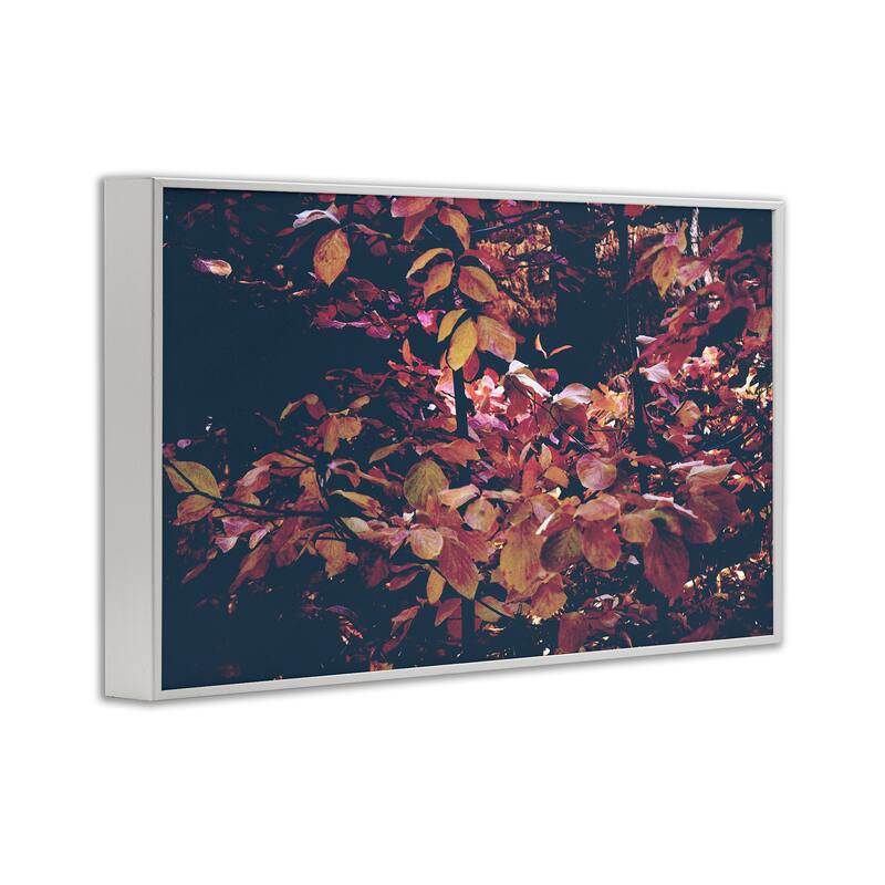 Stupell Dusky Forest Leaves Framed Giclee Art Design By Gemma Bardot