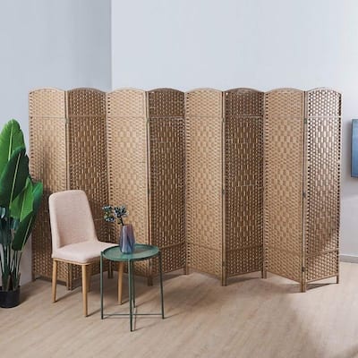 8 Panel Room Divider, Folding Screen