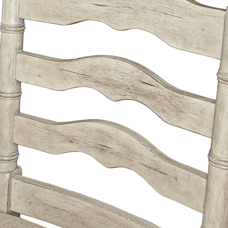 Katy White-Washed 30-inch Bar Stool