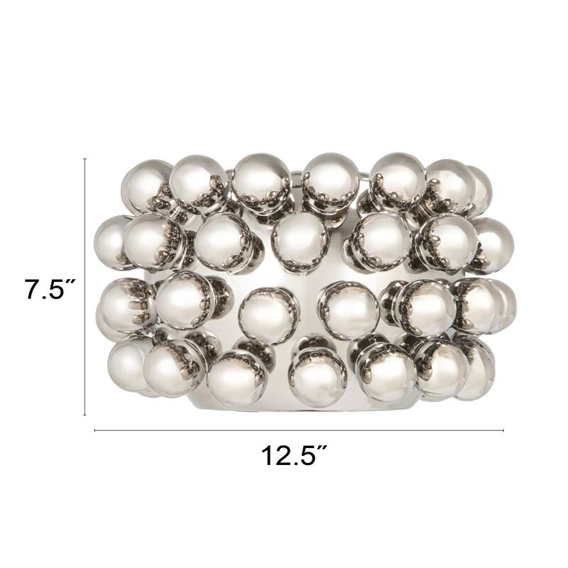 Stoneware Planter with Balls