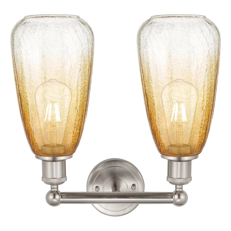 Innovations Lighting Endless Possibilities Edison - Brookhaven Almond - 2 Light 15" Bath Vanity Light