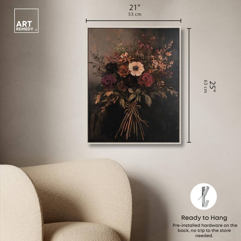 Smoldering Bouquet II Canvas by Art Remedy