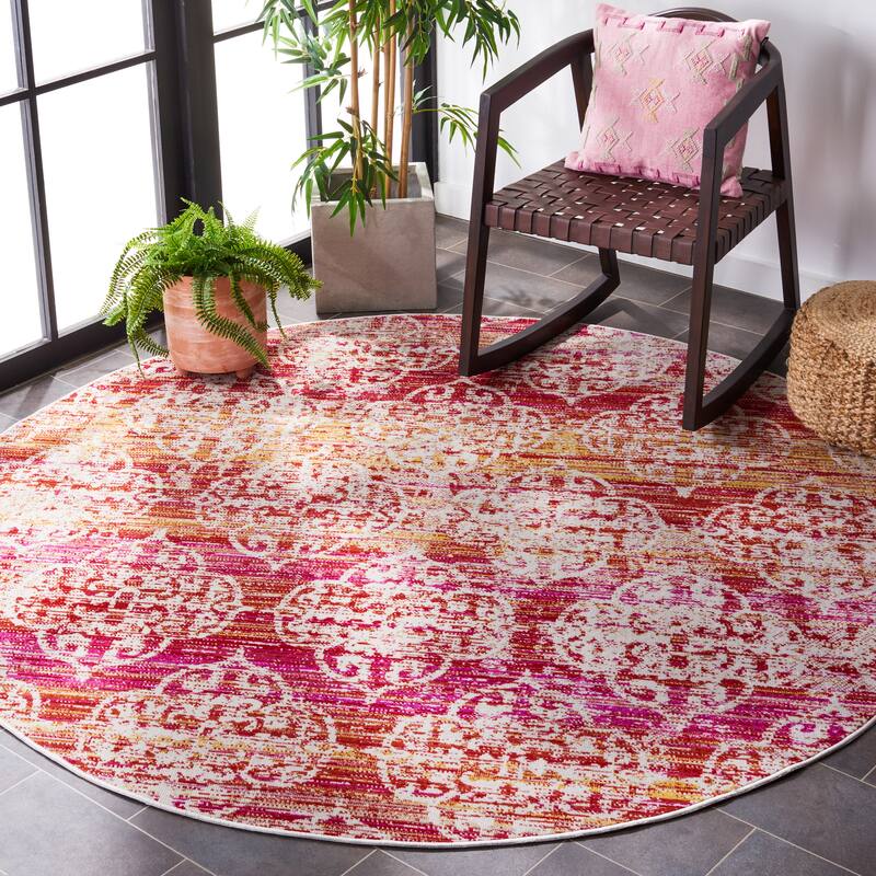 SAFAVIEH Montage Celiane Indoor/ Outdoor Waterproof Patio Backyard Rug