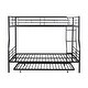 preview thumbnail 13 of 46, 2 In 1 Full XL Over Queen Metal Bunk Bed With Trundle,Save Space