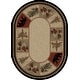 preview thumbnail 9 of 7, American Destination Cades Cove Lodge Area Rug 5'3" x 7'3" Oval - Multi