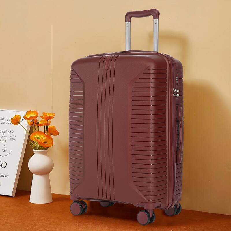 20"/24"/28" 3 pcs/set in PP Spinner Wheel Luggage, Carry on Suitcase, Matching Color, Combination Lock