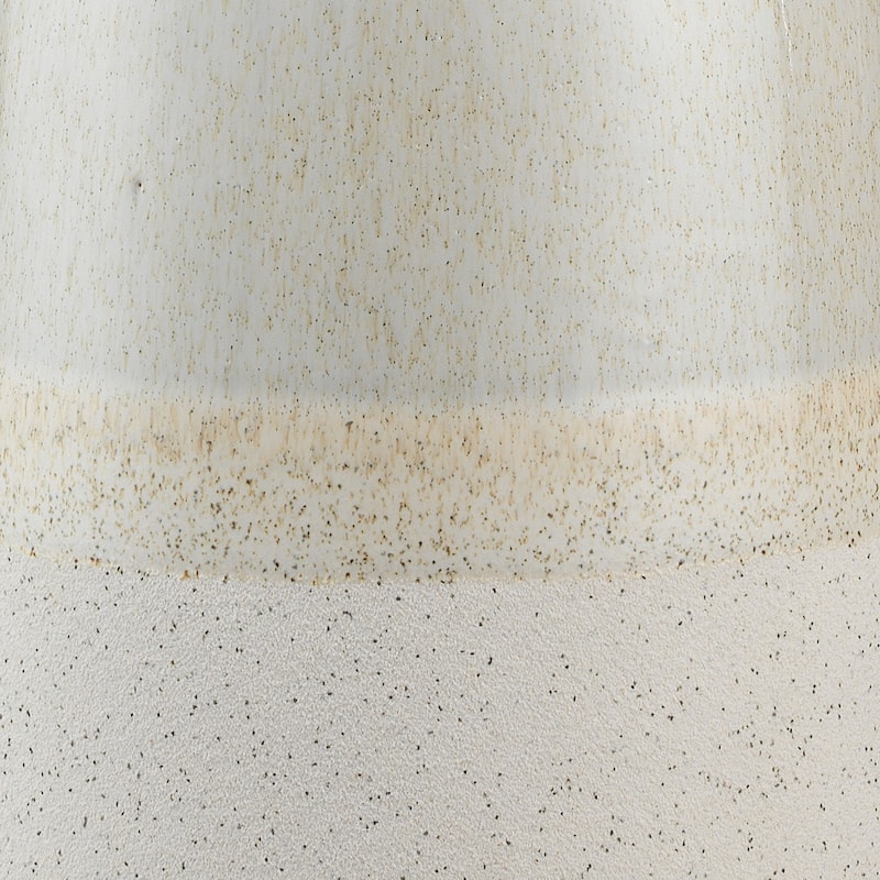 Alden Décor Kelly Ceramic Table Lamp, Cream