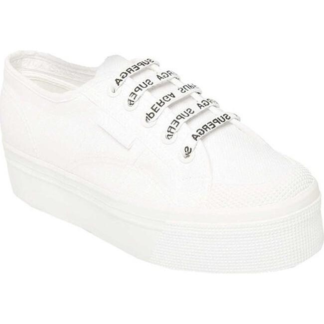 superga platform sneakers white