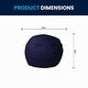 preview thumbnail 85 of 191, Small Refillable Bean Bag Chair for Kids and Teens