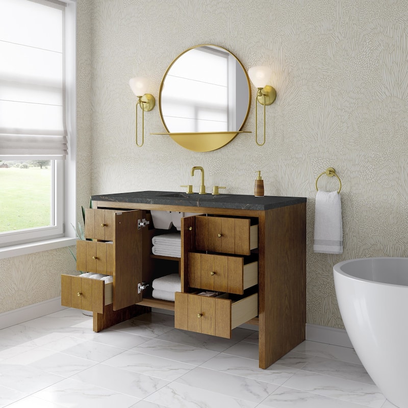 James Martin Vanities 435-V48-FPBL Hudson 48" Free Standing Single