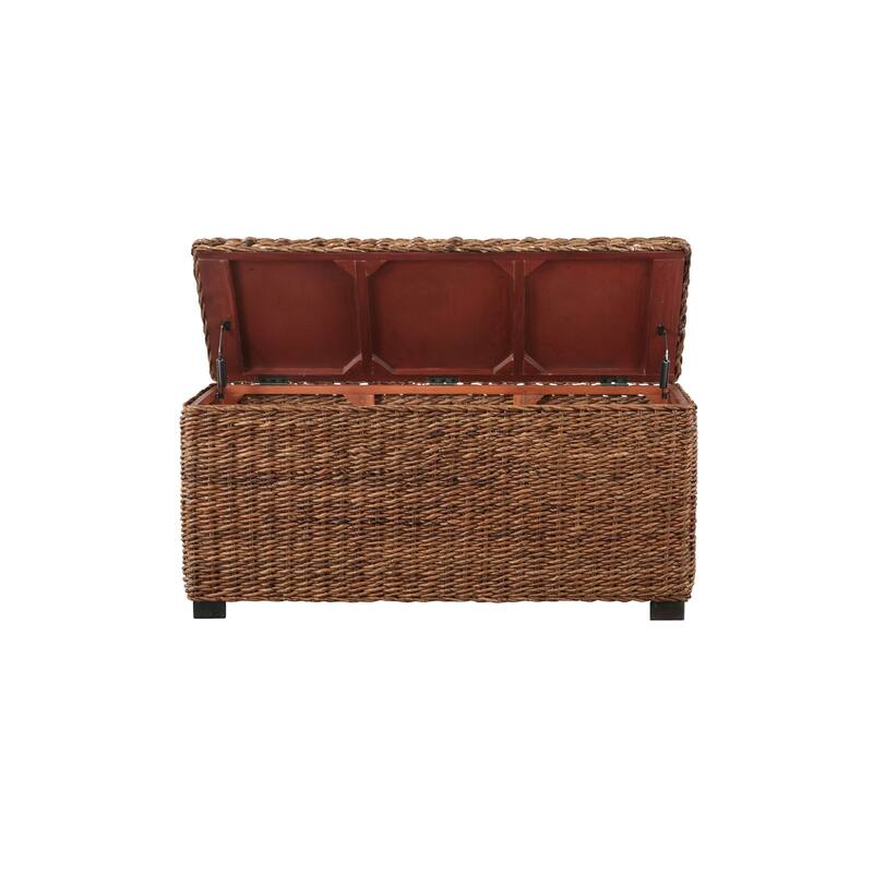 Caswell Woven Banana Leaf Storage Trunk
