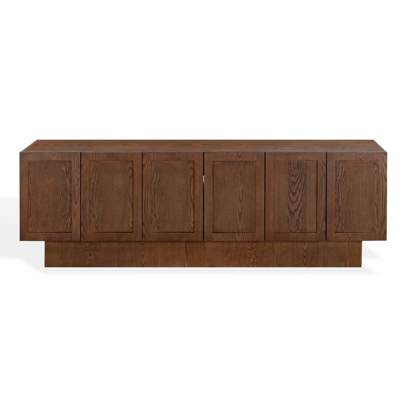 SAFAVIEH Couture Bethandria 6-Door Wood Sideboard - 84"W x 20"D x 28"H