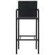 preview thumbnail 41 of 46, vidaXL 5 Piece Patio Bar Set Gray Solid Wood Acacia and Poly Rattan - 23.6" x 23.6" x 41.3"