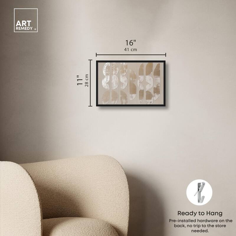 Columnar Shapes II Canvas by Art Remedy