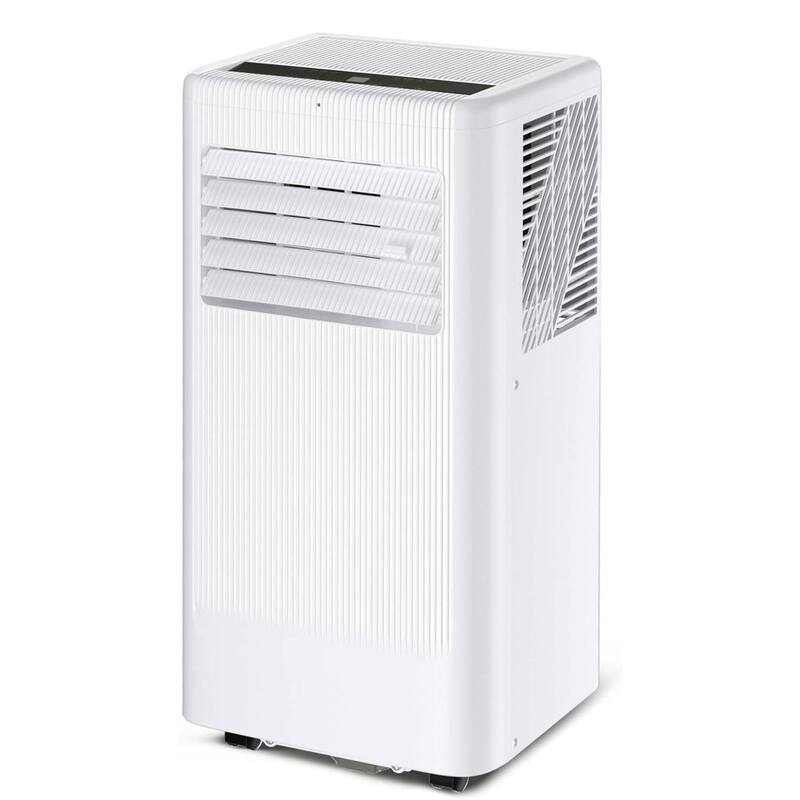 10000 BTUs Portable Air Conditioner Cools Up to 560 Sq. Ft. Rooms, Home, Office, Dorms - N/A - White