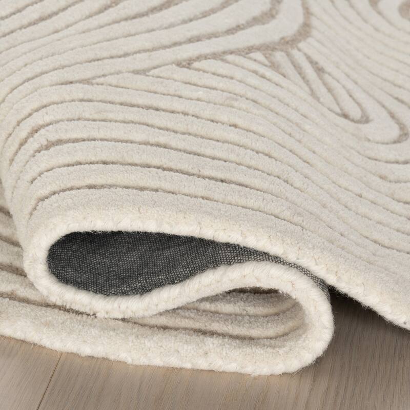 Nuloom Aubreeanna Geometric Wool Area Rug