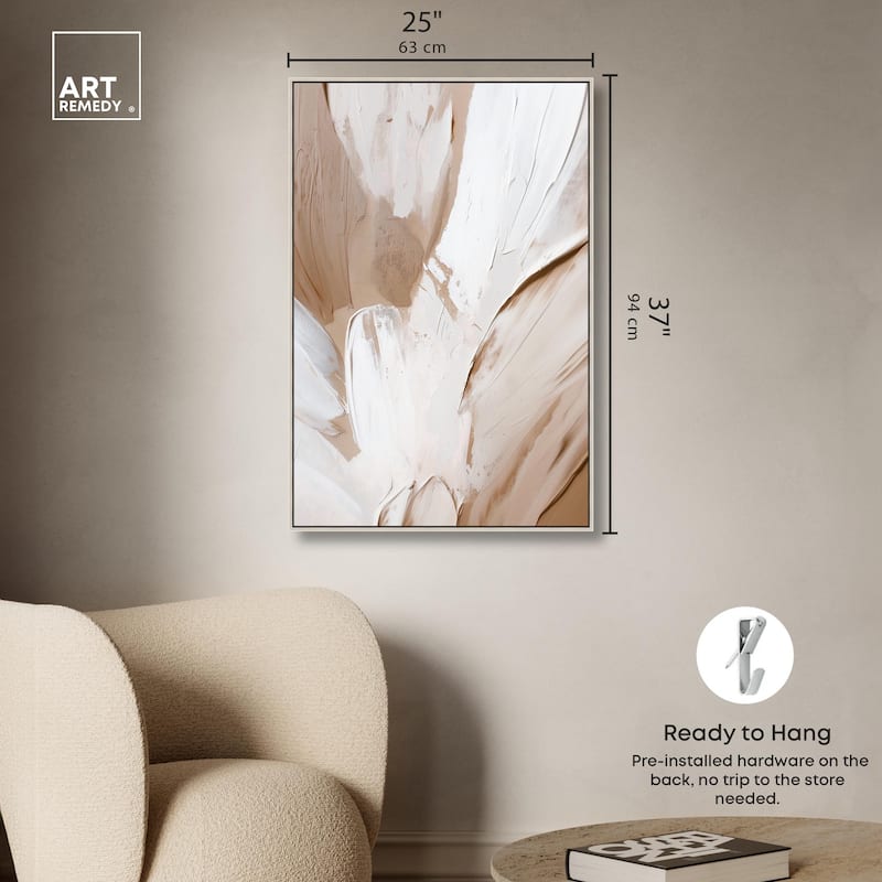 Fawn and Frost Canvas by Art Remedy