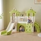 preview thumbnail 1 of 4, 8-1 Toddler Climber and Slide Set Green