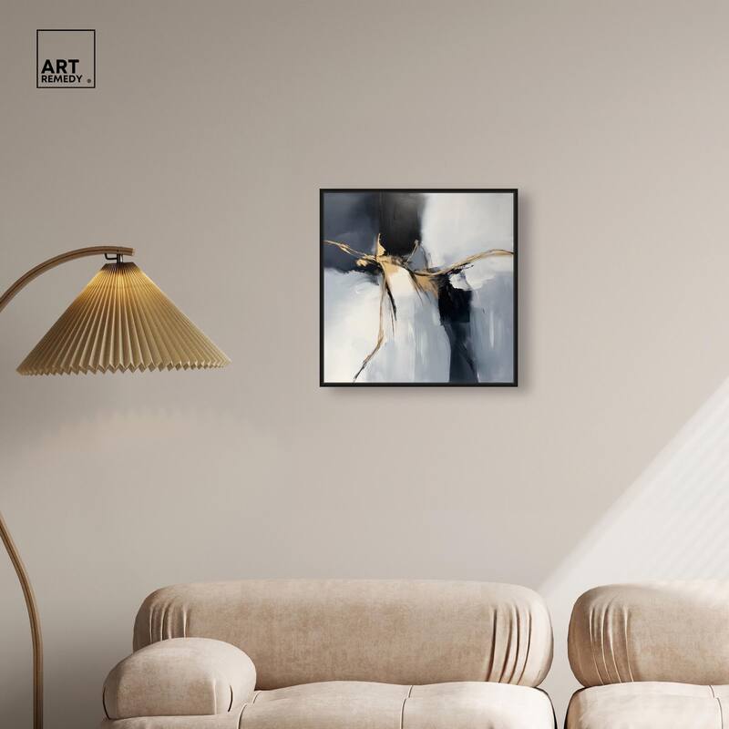Golden Fissure II Canvas by Art Remedy