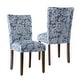 preview thumbnail 16 of 74, HomePop Classic Parsons Medallion Dining Chair (Set of 2) Denim Jacobean Print