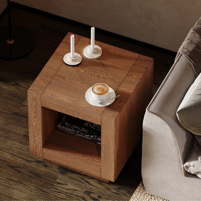 Maven Lane Artemis Contemporary Wooden Side Table