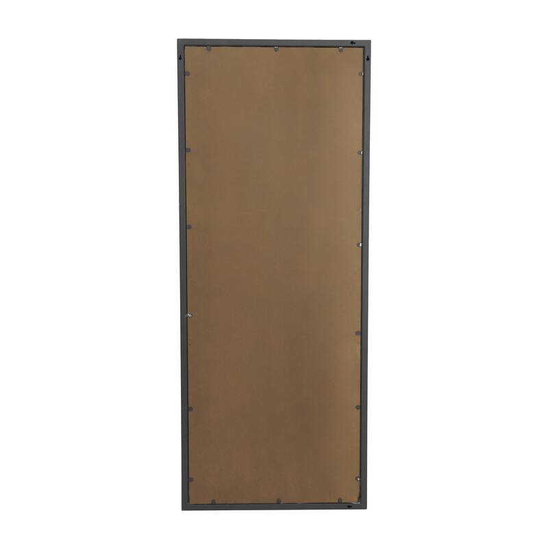 Metal Tall Floor Mirror - Black - Roche River Decor