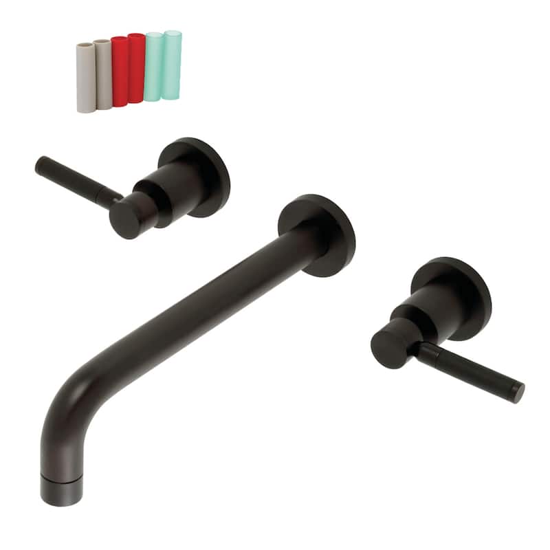 Kingston Brass Kaiser 3-Hole Wall Mount Roman Tub Faucet - Oil Rubbed Bronze