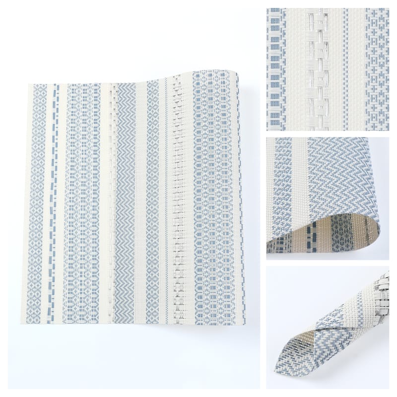 6 Pack Placemats, Placemats for Kitchen Dining Table Decor Heat Resistant Table Placemats Wipeable Table Mat - 18*12in