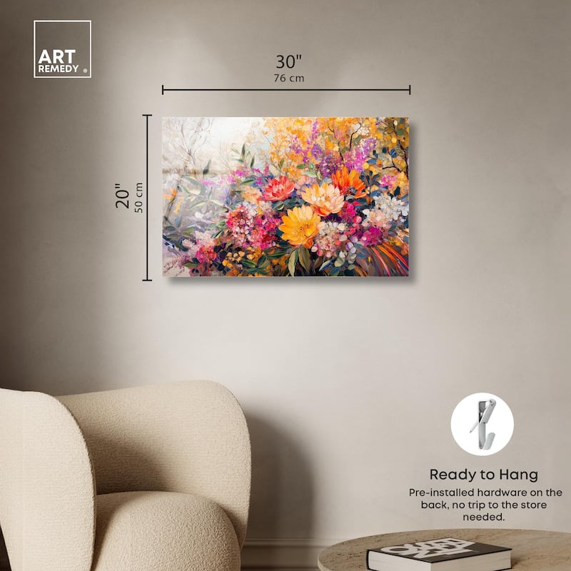 Amber Auras Acrylic by Art Remedy, Ready to Hang