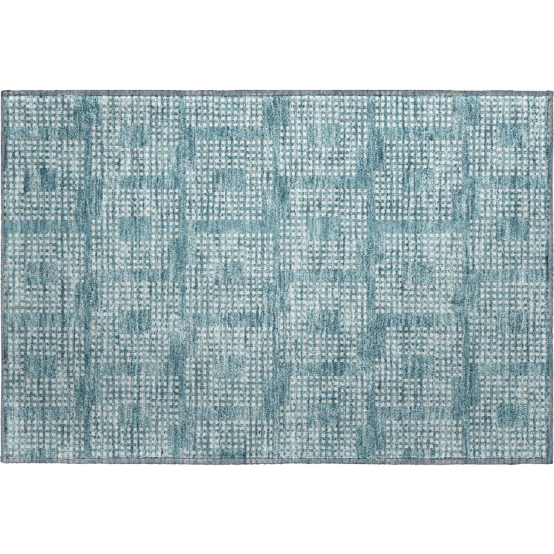 Premium Washable Super Soft Modern Houndstooth Mayfield Rug
