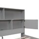 preview thumbnail 30 of 30, Full Size Platform Bed with Headboard Shelves,Within Charging Station and Drawers