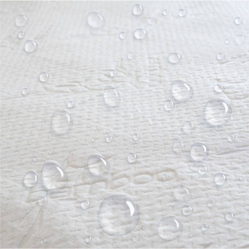 Silent Soft Premium Viscose Waterproof Hypoallergenic Mattress Protector - White