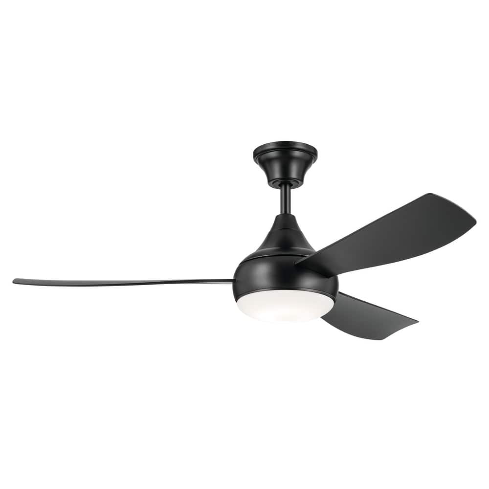 Kichler Lighting Ample 54 in. Integrated LED Indoor/Outdoor Dual Mount Ceiling Fan