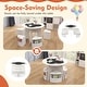 preview thumbnail 7 of 8, Costway 5 PCS Kids Table and Chair Set with Writable Blackboard - See Details