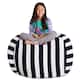Option Canvas Stripes Blue and White