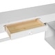 preview thumbnail 13 of 13, Full Size Loft Bed with U-Shaped Desk & Drawers, Wooden High Loftbed W/Storage Shelves & Cabinet for Kids Teens Adults, White