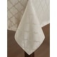 preview thumbnail 9 of 7, HLC.me Modena Lattice Fabric Tablecloth, Jacquard Fabric Table Cloth for Rectangle Table Advanced Water & Fade Resistance