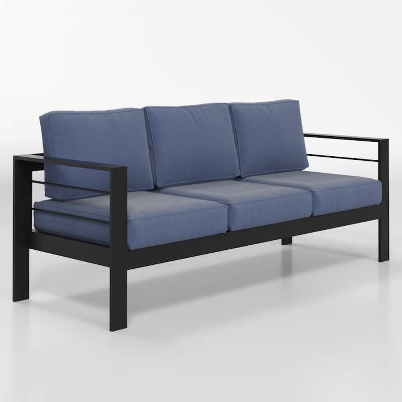 Royalcraft Aluminum Patio Sofa - Blue