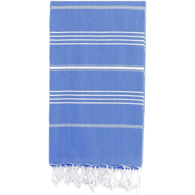 SussexHome Turkish Bath Towel Peshtemal Fouta 39" X 71" - 100% Cotton - for Beach Picnic Sarong