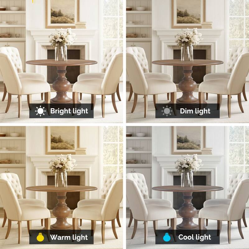 Madison Park Lexi 46" Round Pedestal Dining Table Dining Table