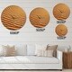 preview thumbnail 4 of 7, Designart 'Beautiful Sand Desert Dunes' Oversized Landscapes Wall CLock
