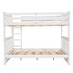 preview thumbnail 26 of 105, Modern Style Wooden Bunk Bed with Ladders and Two Storage Drawers