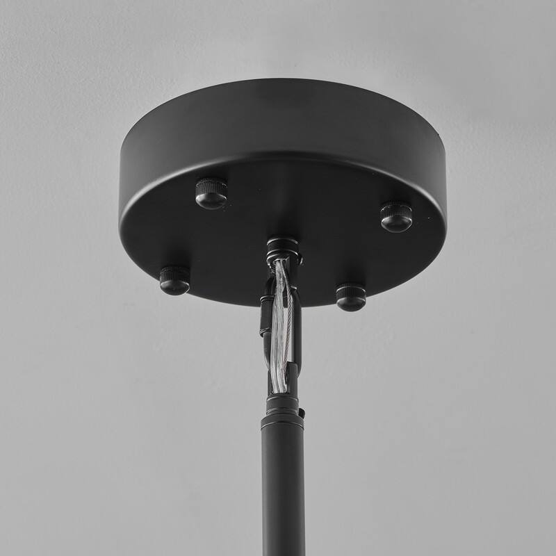 Elegant layered alabaster chandelier with natural stone panels