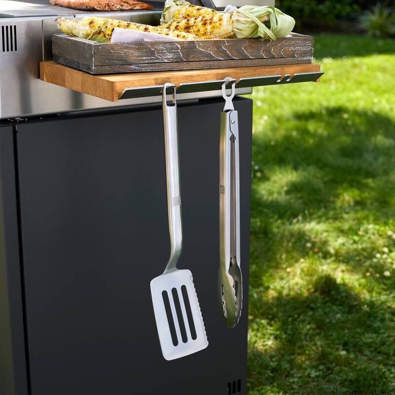 ZWILLING BBQ 2-pc Stainless Steel Grill Spatula and Tongs Set