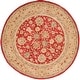 preview thumbnail 152 of 170, SAFAVIEH Anatolia Angeline Traditional Oriental Hand-spun Wool Rug 6' Round - Red/Ivory - Round