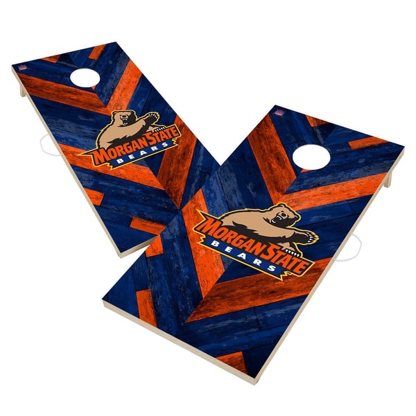 slide 2 of 6, Morgan State University Bears Cornhole Board Set 16 Years and Up