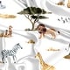 preview thumbnail 2 of 4, Sweet Jojo Designs Jungle Animals Boy Girl Gender Neutral Satin Fitted Crib Sheet Boho Wildlife Safari Elephants Giraffe Lion