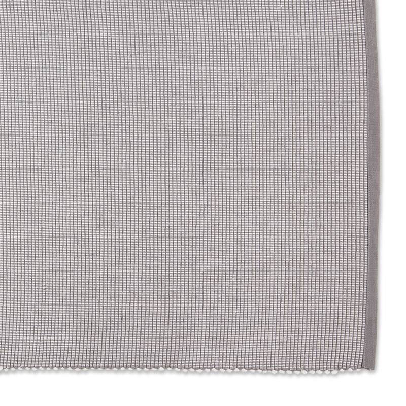 DII Black & White 2-Tone Ribbed Placemat (Set of 6)