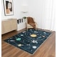 preview thumbnail 4 of 5, Kids Collection Interstellar Adventure Space Themed Area Rug